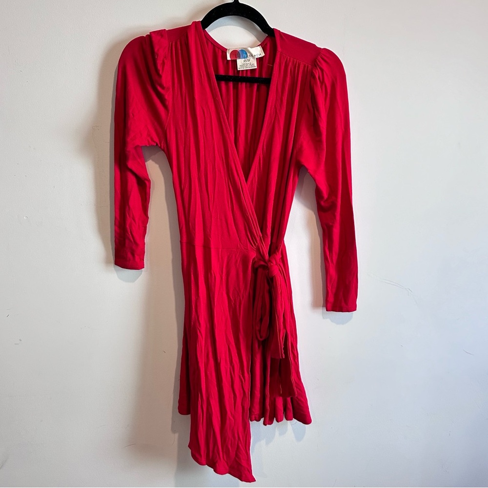 Free People Wrap Mini Dress